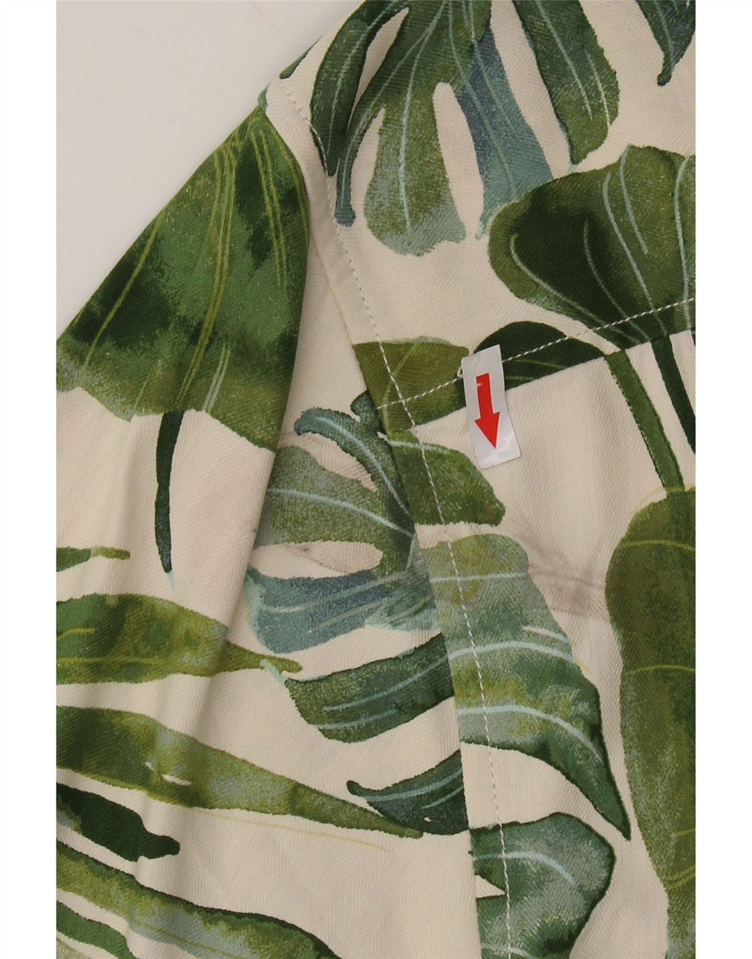 TOMMY BAHAMA Muška košulja kratkih rukava XL bež cvjetna svila