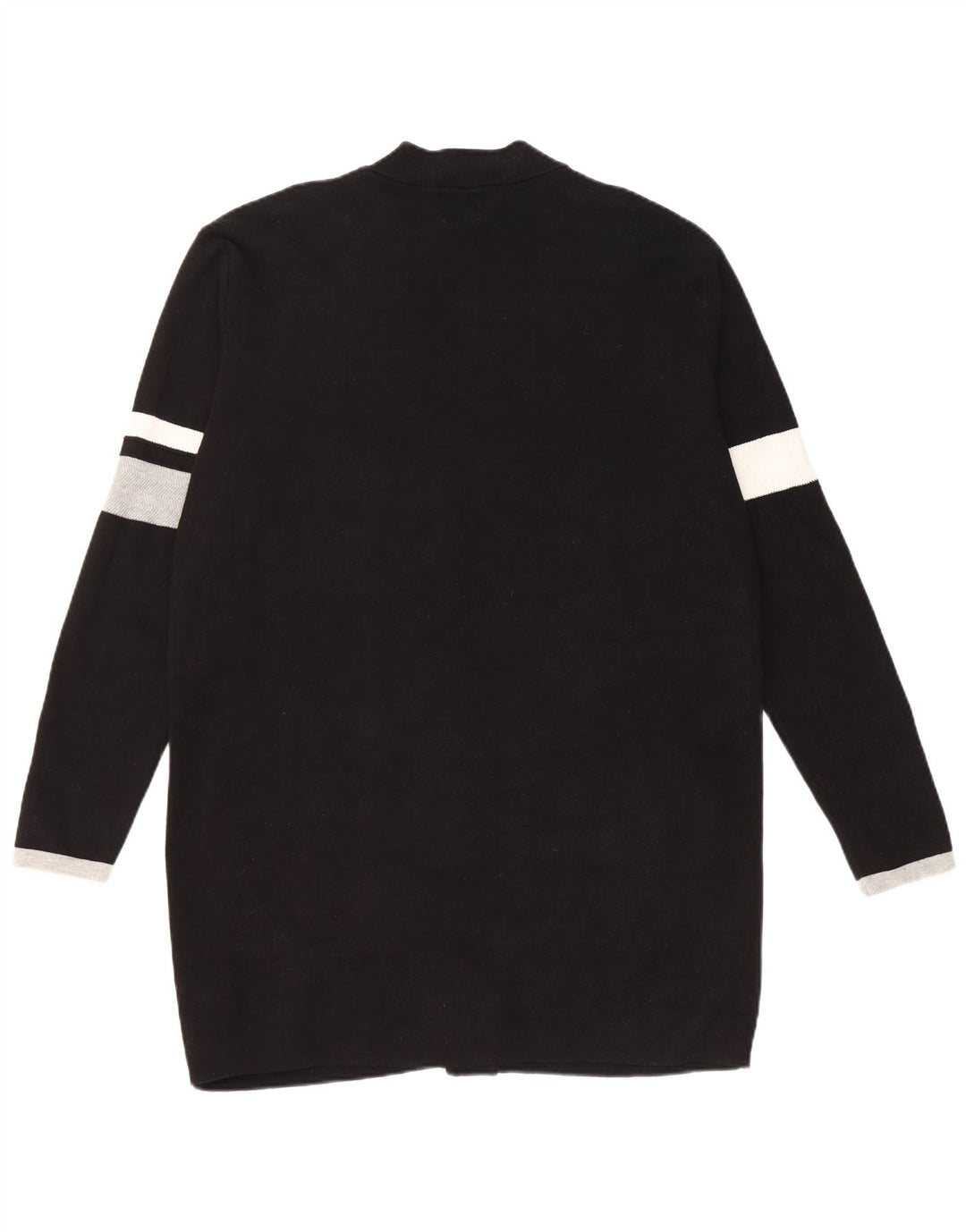 Zara ženski dugi kardigan pulover EU 42 veliki pamuk u crnoj boji