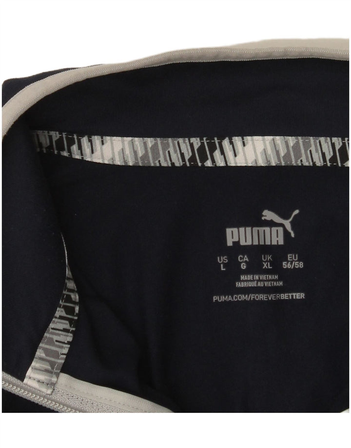 Puma gornji dio trenirke s patentnim izrezom XL tamnoplave boje