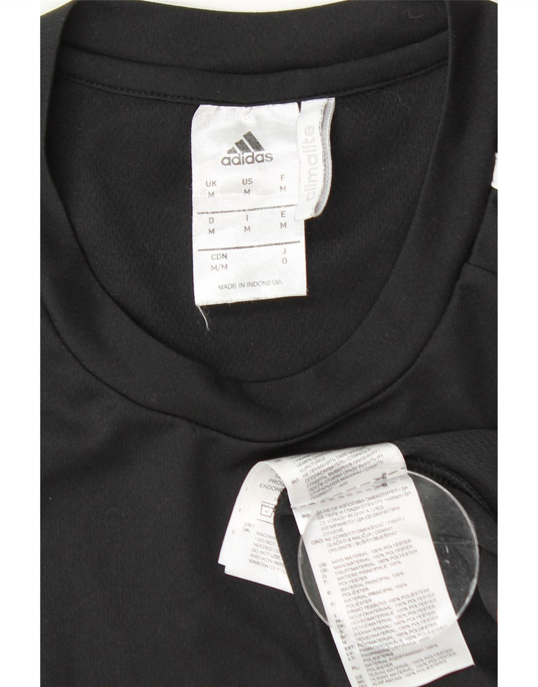 Adidas muška Climalite majica kratkih rukava srednji crni poliester