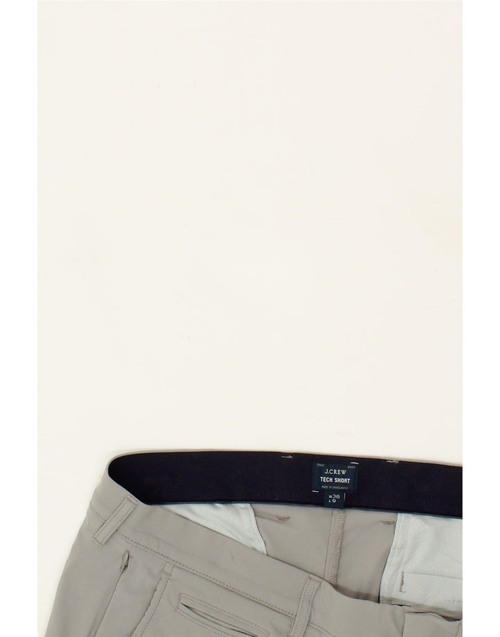 J. CREW Mens Chino Shorts W36 Large Grey Polyamide Vintage J. Crew and Second-Hand J. Crew from Messina Hembry 