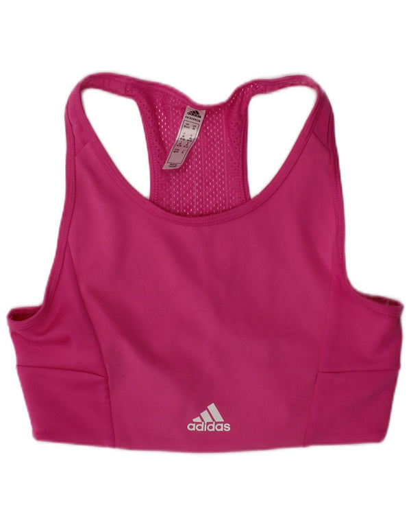 Adidas ženski sportski grudnjak s grafičkim motivima UK 4/6 XS ružičasta