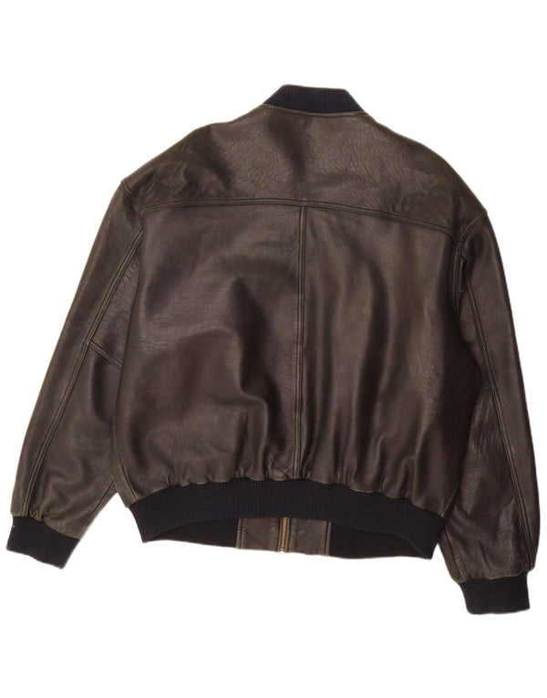 Trapper muška kožna jakna IT 54 2XL crna