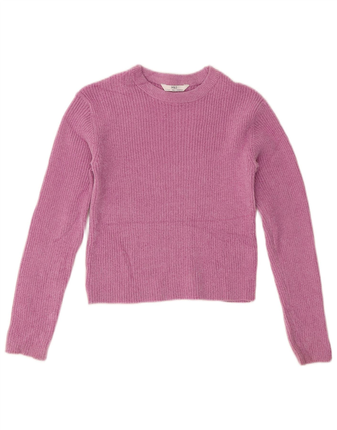 Marks & Spencer majica dugih rukava za djevojčice 11-12 godina, ružičasta poliester
