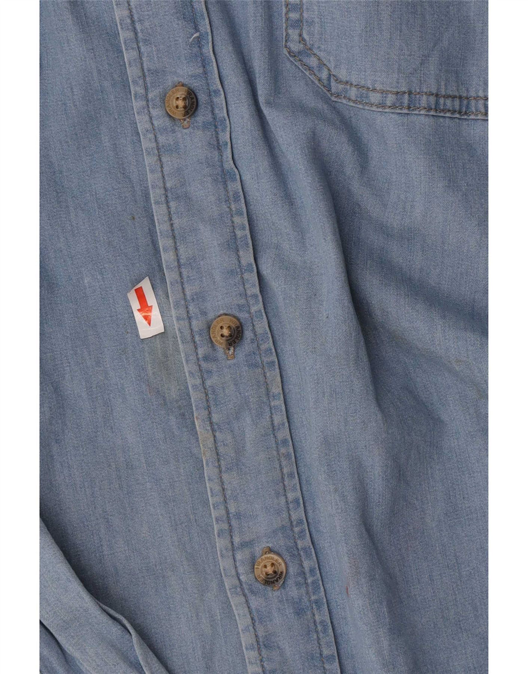 Wrangler muška traper košulja regularnog kroja, veliki plavi pamuk