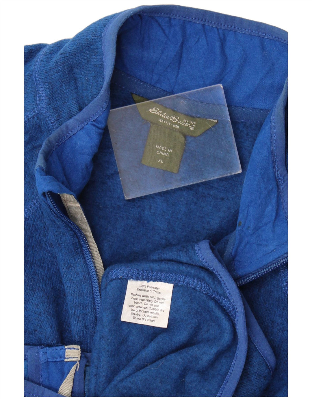 Eddie Bauer ženska gornja jakna trenirke UK 18 XL plavi poliester