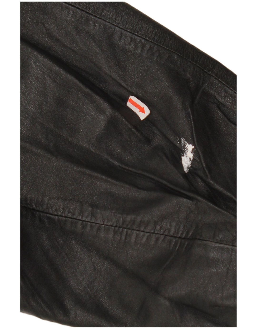 VINTAGE ženska velika kožna jakna EU 42 velika crna koža