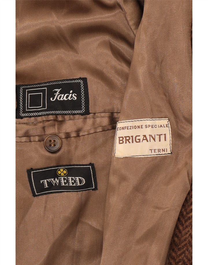 Facis Muški kaput UK 40 Large Brown riblja kost