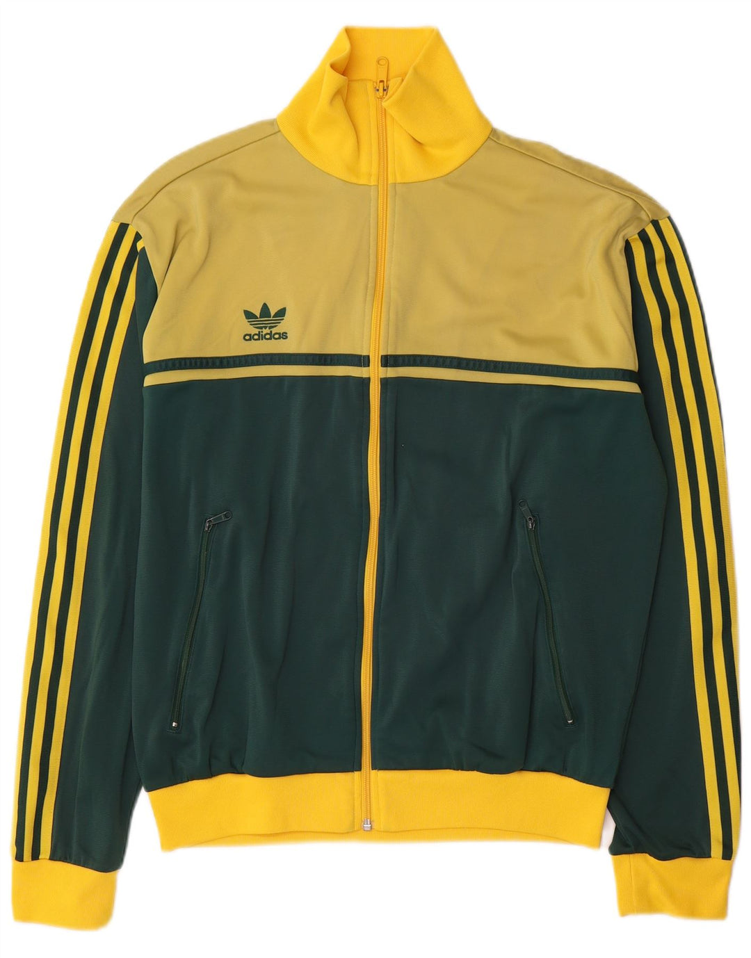 Adidas muška gornja jakna s grafičkim motivima od poliamida velike žute boje