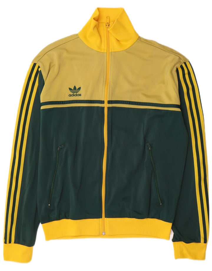 Adidas muška gornja jakna s grafičkim motivima od poliamida velike žute boje