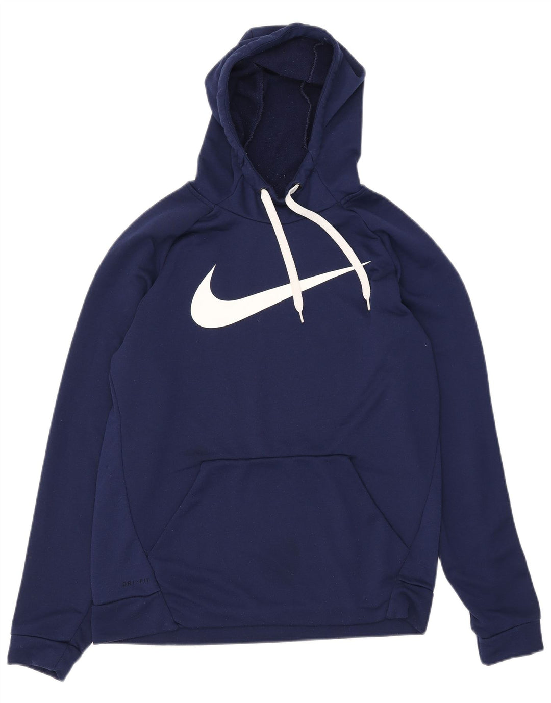 Nike Dri Fit Graphic majica s kapuljačom Srednji tamnoplavi poliester