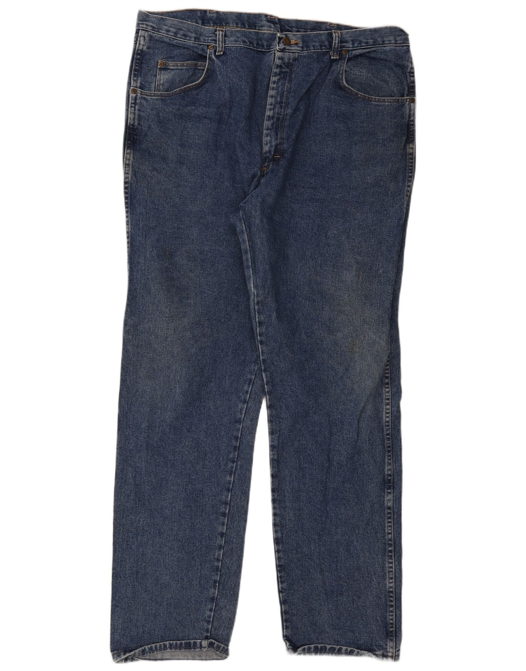 Wrangler muške ravne traperice W42 W34 plavi pamuk