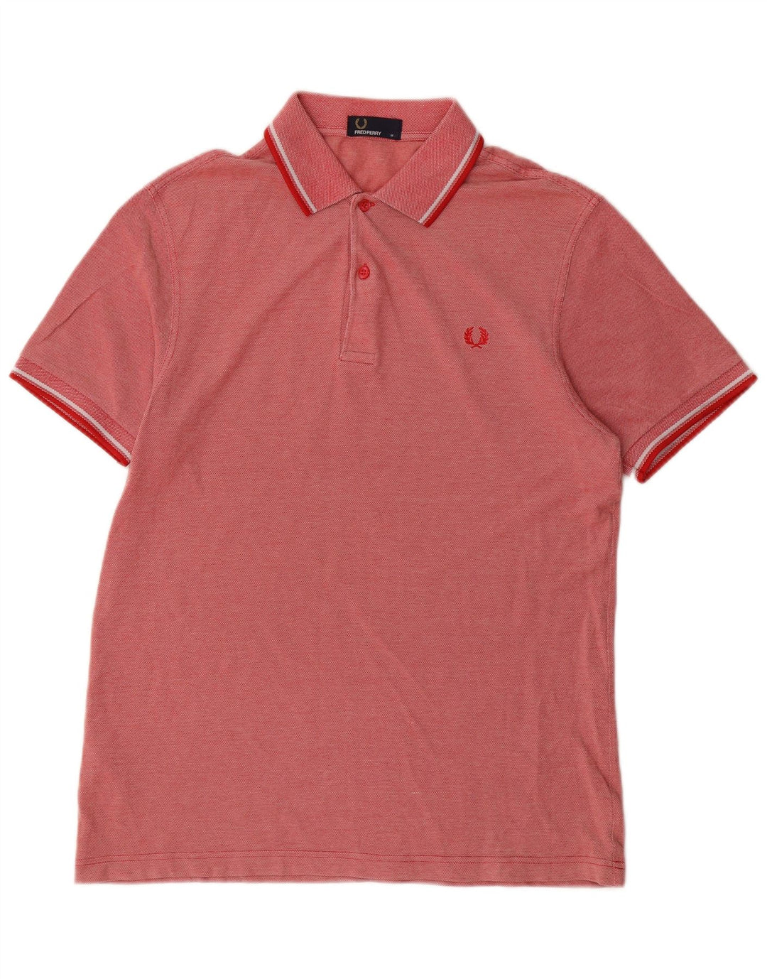 Fred Perry muška polo majica srednje crvene boje od pamuka