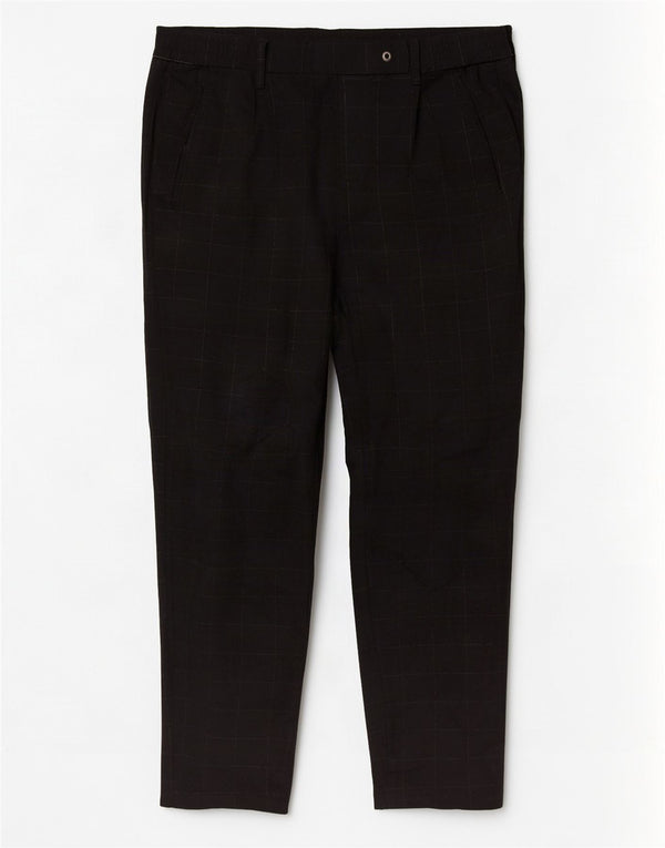 Jack & Jones muške sužene chino hlače W32 L26 crne karirane
