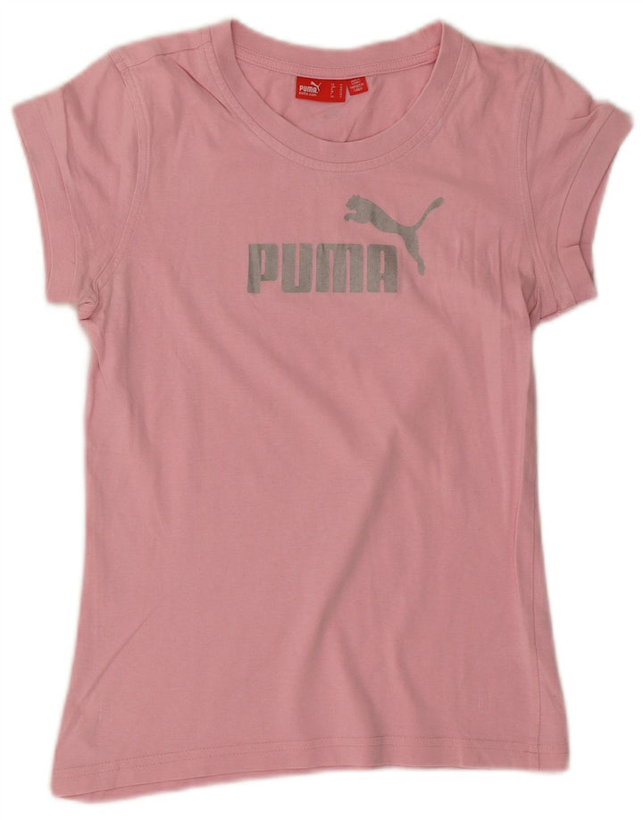 Puma ženska majica kratkih rukava s grafičkim motivima UK 12 srednje ružičasta