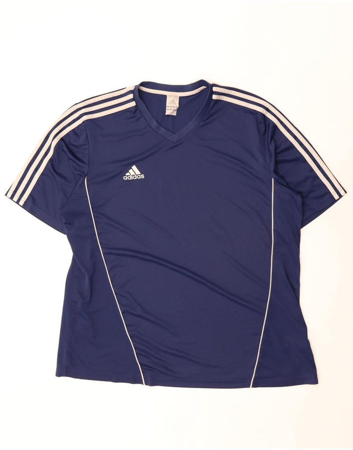 Adidas muška majica kratkih rukava 2XL tamnoplavi poliester