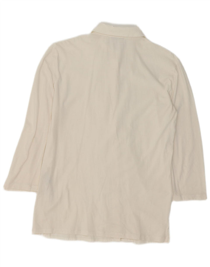 Ženska košulja Marella Longline UK 16 Large Off White Pamuk