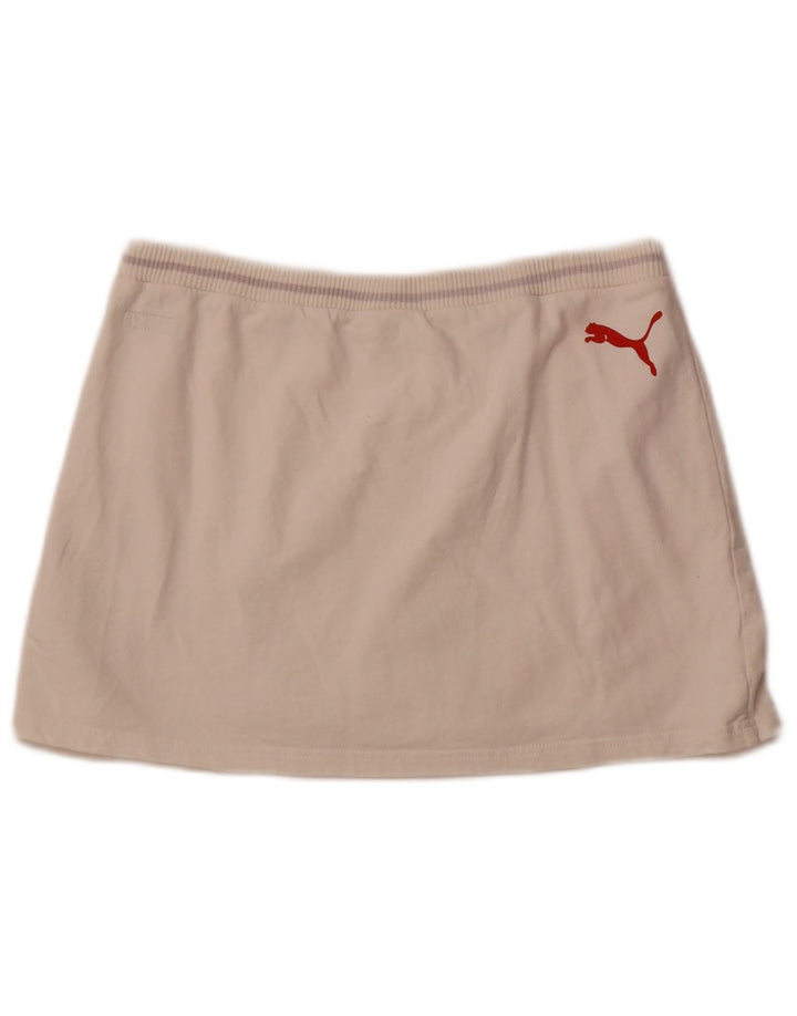 Puma ženska grafička mini suknja srednje veličine W32 bijela