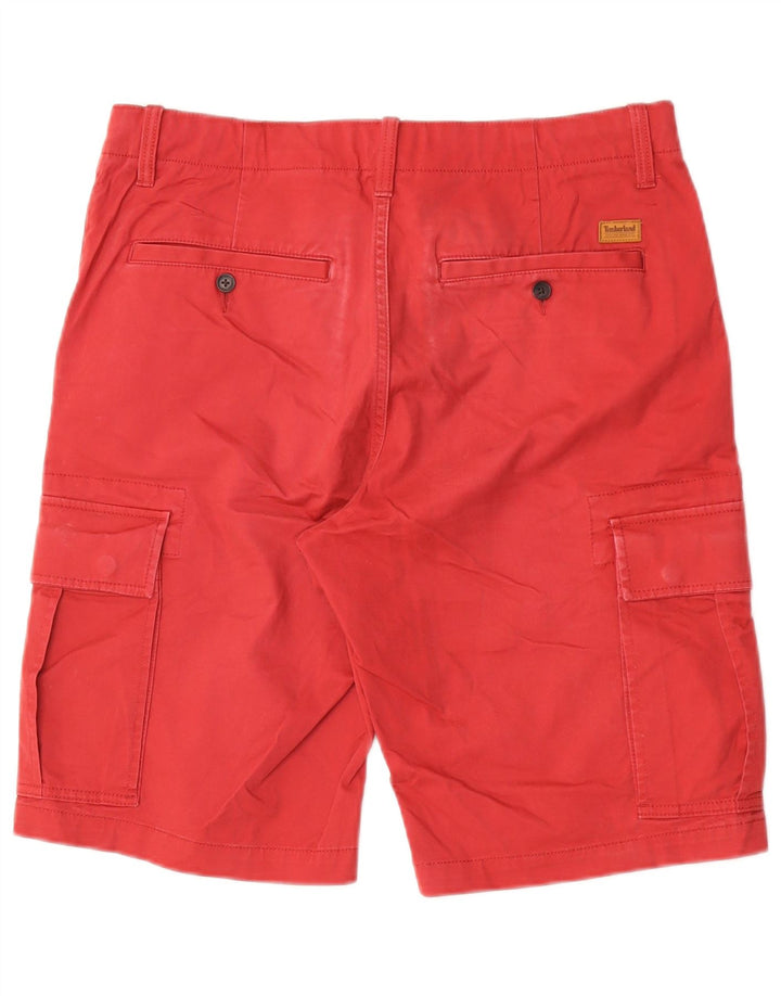 Timberland muške kargo kratke hlače opuštenog kroja W31 srednje crvene boje
