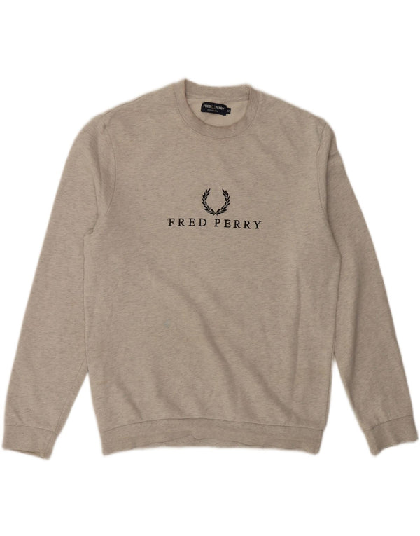 Fred Perry muški džemper srednje sive boje s trenirkom