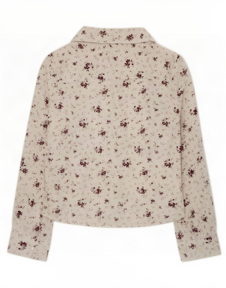 Laura Ashley Ženska košulja UK 12 Srednje bijela cvjetna