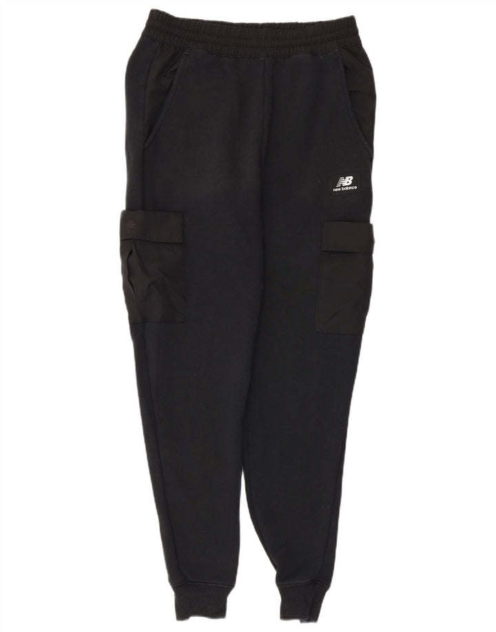 NEW BALANCE Muška kargo trenirka Hlače Joggers Male crne pamučne