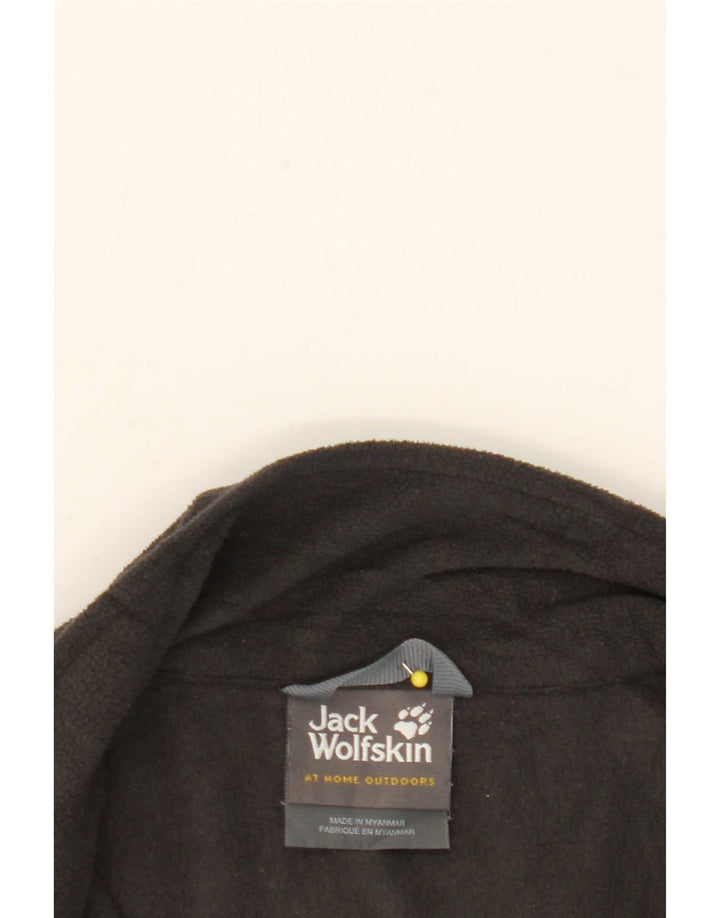 Jack Wolfskin ženska jakna od flisa UK 14/16 veliki crni poliester