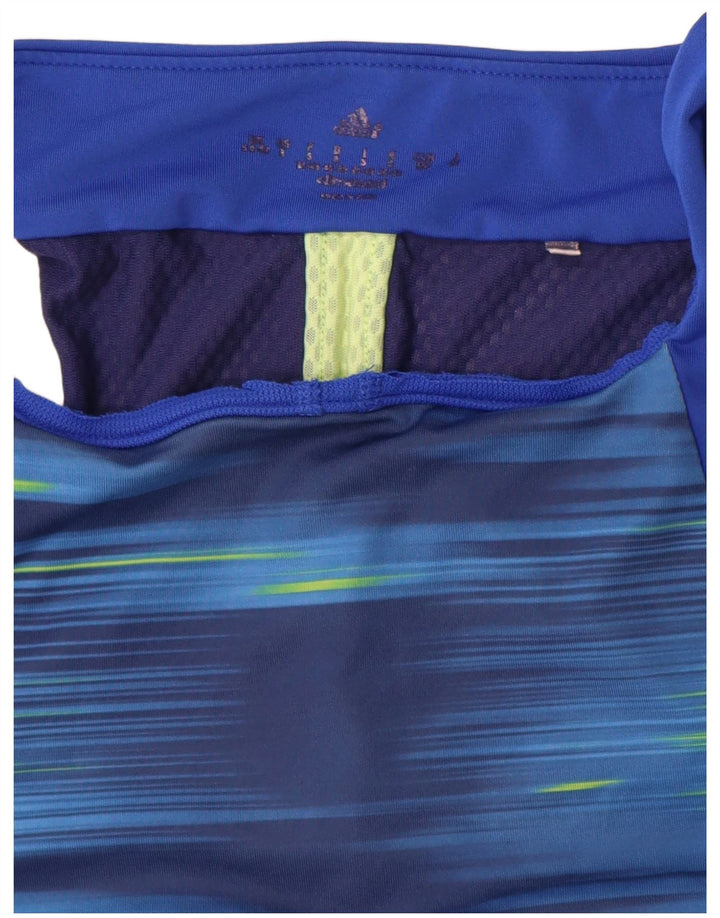 Adidas ženski Climacool prsluk UK 8/10 male plave pruge