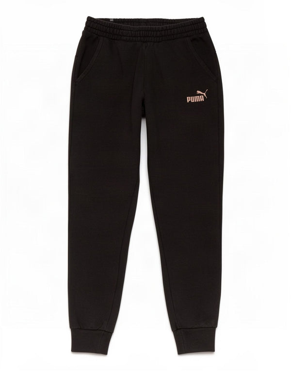 Puma muške trenirke Hlače Joggers Male crne pamučne