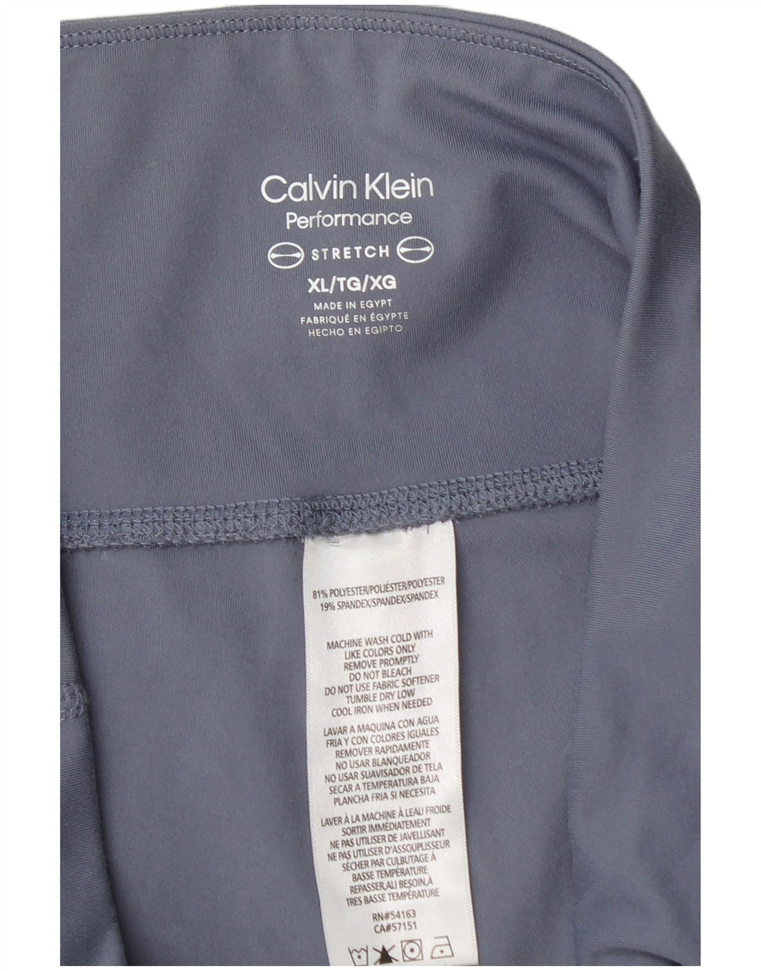 Calvin Klein ženske tajice UK 18 XL plavi poliester