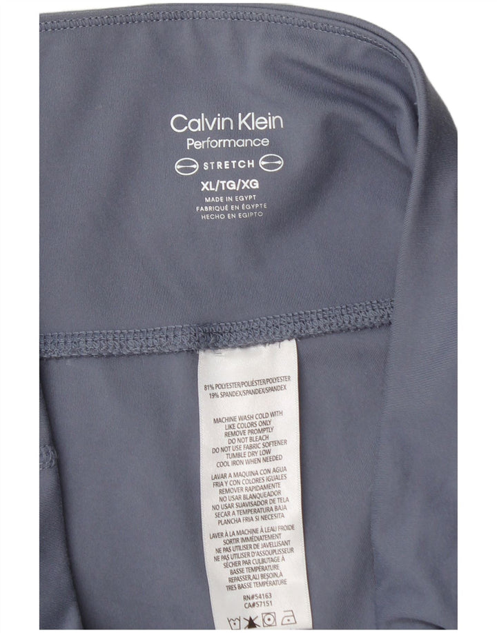 Calvin Klein ženske tajice UK 18 XL plavi poliester