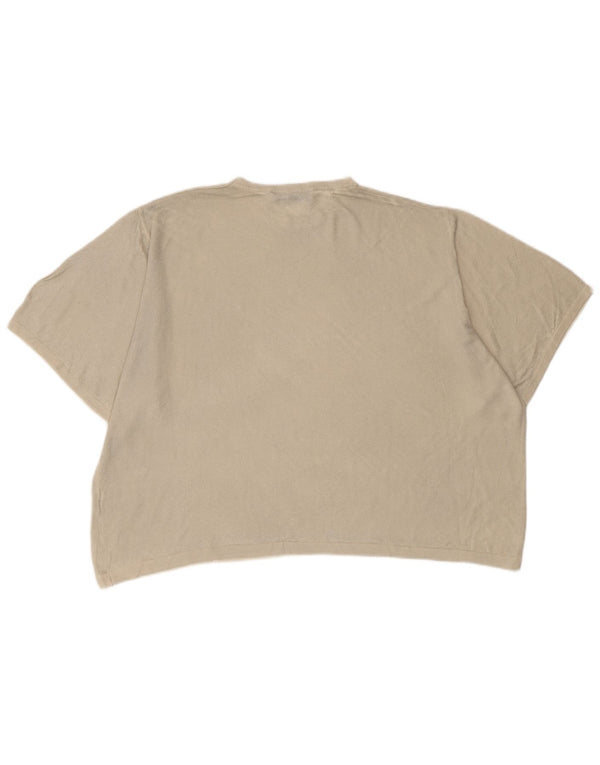 ZARA ženska majica kratkih rukava UK 10 Small Off White