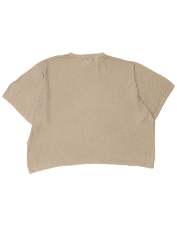 ZARA ženska majica kratkih rukava UK 10 Small Off White