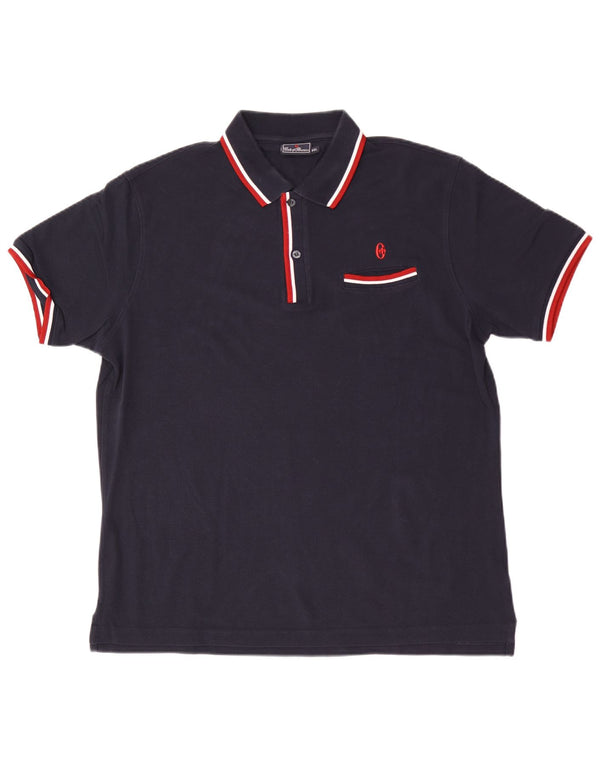Conte of Florence muška polo majica 2XL tamnoplavi pamuk
