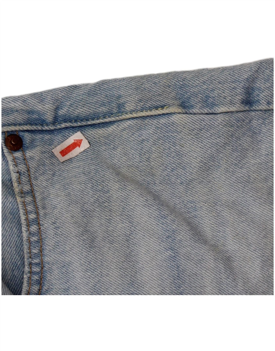 LEVI'S Ženske kratke hlače od trapera 501, W28, srednje plavi pamuk