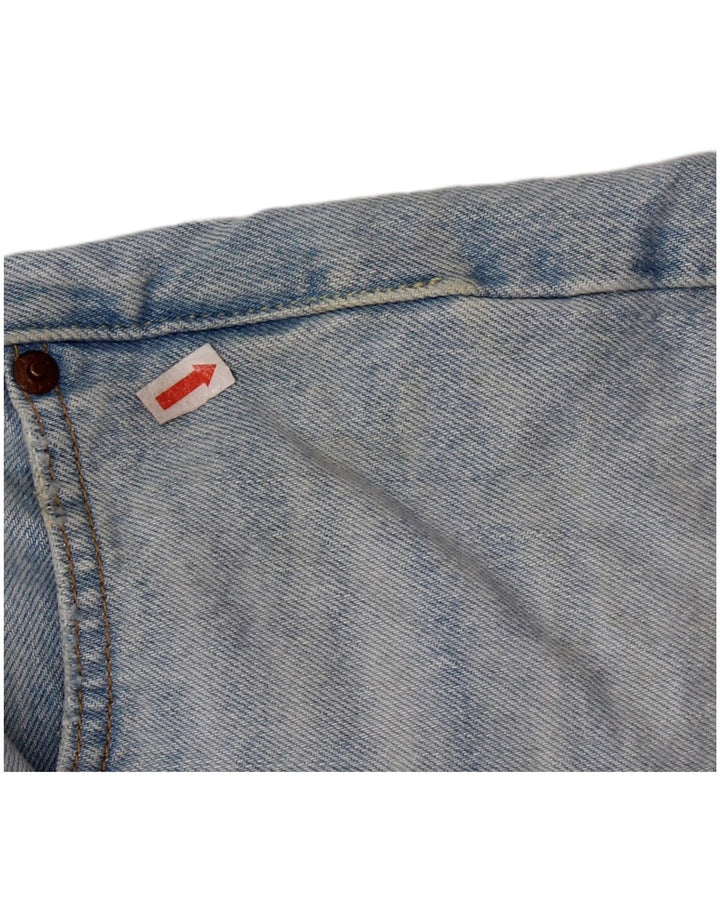 LEVI'S Ženske kratke hlače od trapera 501, W28, srednje plavi pamuk