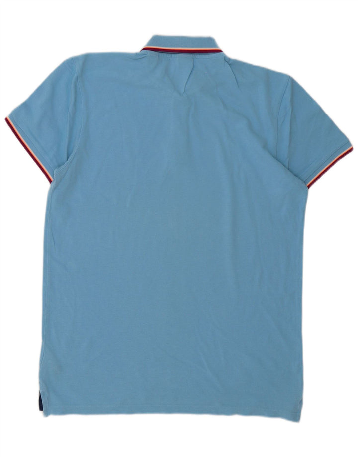 Scotch & Soda muška polo majica, pamuk na srednje plave pruge