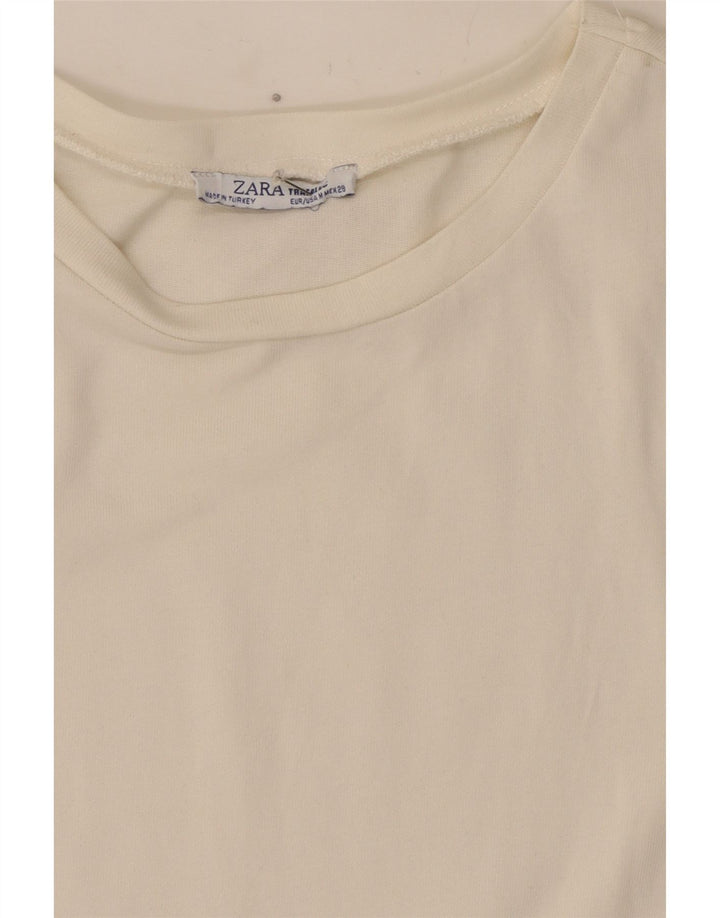 Top ženske bluze Zara UK 12 Srednje bijeli životinjski print