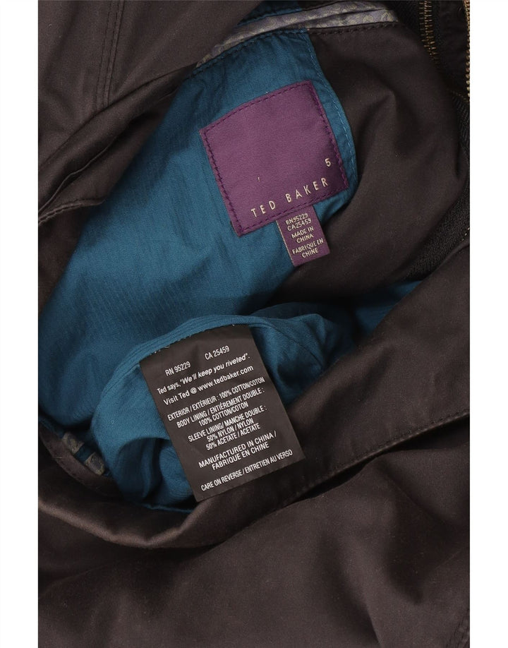 Ted Baker muška pomoćna jakna veličina 5 XL sivi pamuk