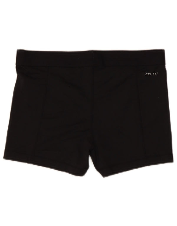 Nike Ženske Dri Fit Graphic Sport Shorts UK 14 Large Black