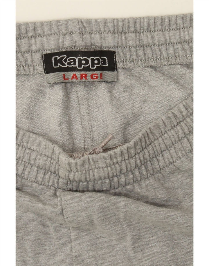 KAPPA Mens Tracksuit Trousers Large  Grey Cotton Vintage Kappa and Second-Hand Kappa from Messina Hembry 