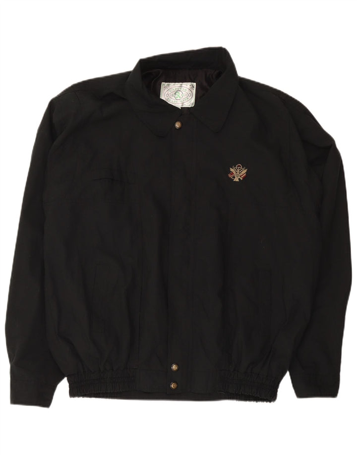 Vintage muška bomber jakna UK 42 XL crna