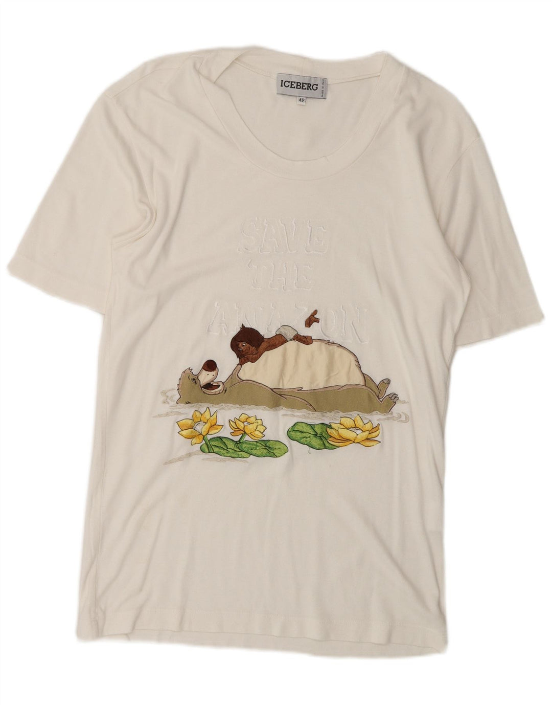 Iceberg Ženska Disney grafička majica IT 42 Srednje bijeli pamuk