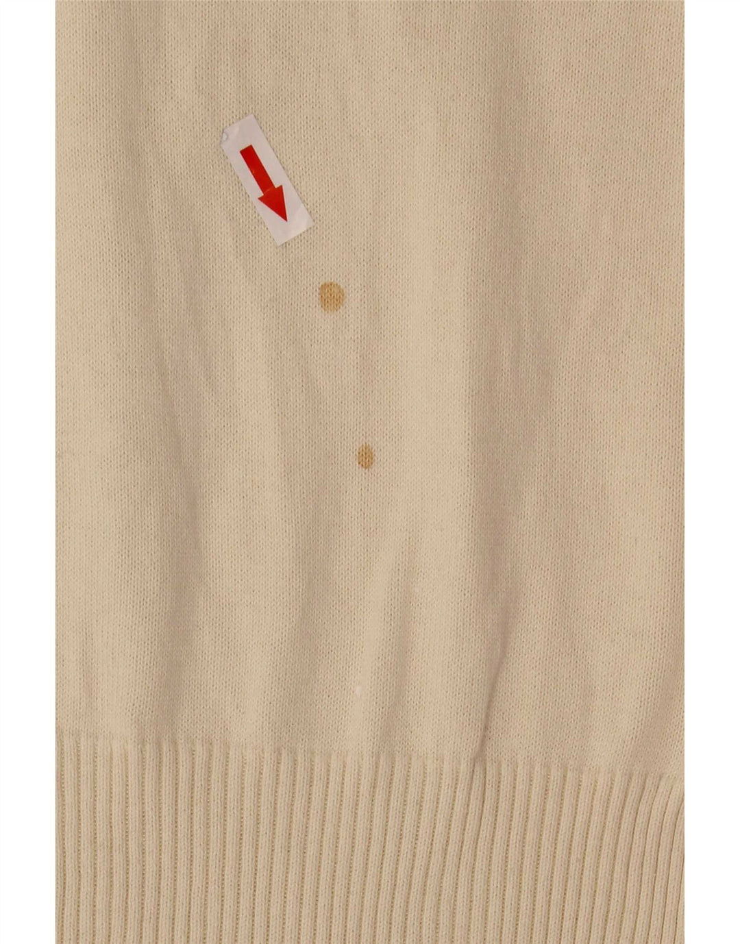 Levi's ženski džemper s V-izrezom UK 12 srednje bijele boje