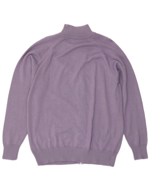 KAPPA muški kardigan pulover 3XL ljubičasta akrilna boja