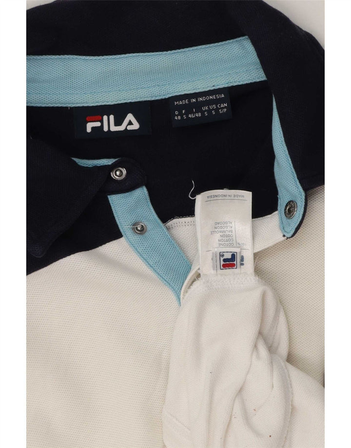 Fila muška polo majica mala bijela boja pamuk