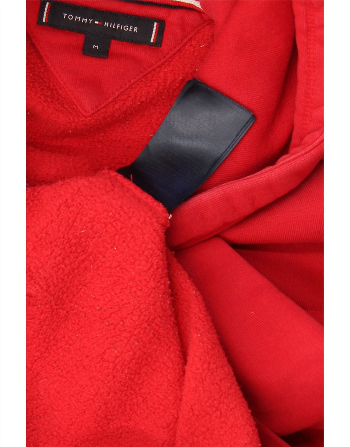 TOMMY HILFIGER Muška majica s kapuljačom s kapuljačom srednje crvene boje
