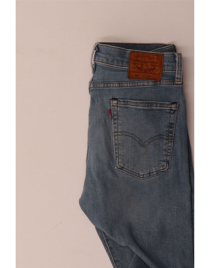 LEVI'S Ženske 510 uske traperice W32 L34 Plavi pamuk