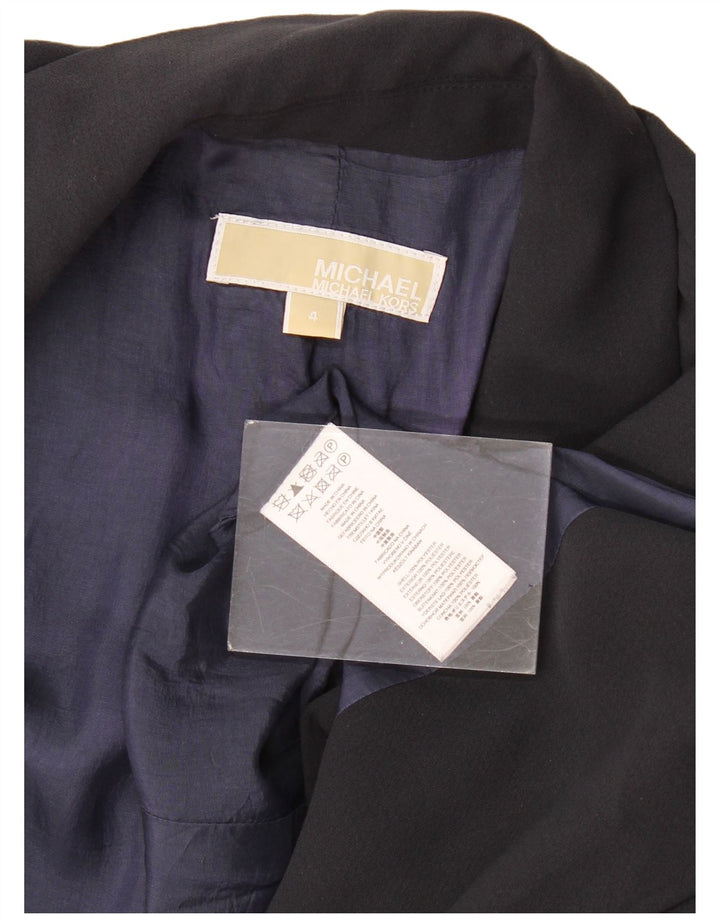 Michael Kors Ženska otvorena jakna US 4 Mala crna poliesterska