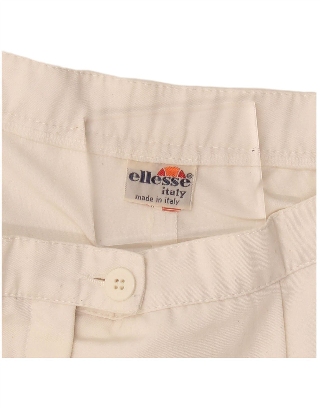 Ellesse ženske kratke chino hlače visokog struka srednje veličine W30 bijele